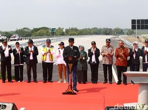 Jakarta-Surabaya Tersambung Tol, Jokowi: Bisa Dilalui Besok