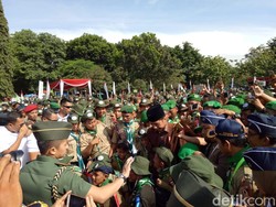 Jokowi Pimpin Apel Milad 1 Abad Gerakan Kepanduan Hizbul Wathan