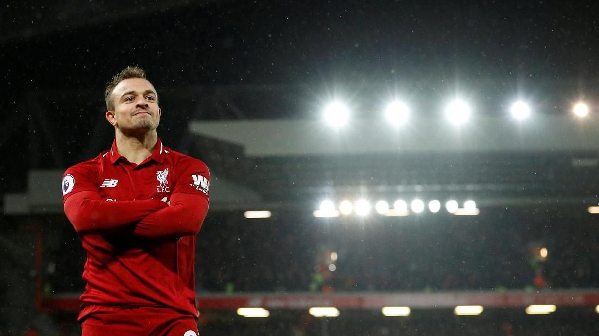 Pemain Liverpool, Xherdan Shaqiri, dikabarkan punya gebetan baru. ( Foto: Reuters/Phil Noble)