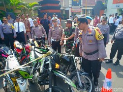Polisi Kediri Ancam Tindak Tegas Pengguna Motor Berknalpot Brong