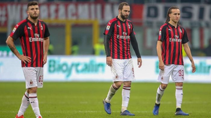 AC Milan dipermalukan Fiorentina 0-1. (Foto: Getty Images) AC Milan dipermalukan Fiorentina 0-1. (Foto: Getty Images)