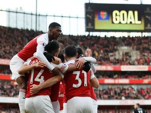 Hasil Arsenal Vs Burnley: Aubameyang Dua Gol, The Gunners Menang 3-1