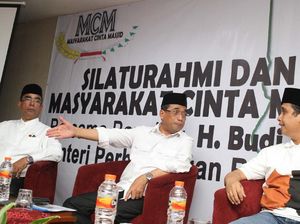 Budi Karya Hadiri Silaturahmi Masyarakat Cinta Masjid