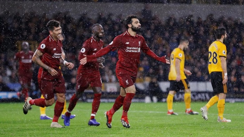 Hasil Liga Inggris: Kalahkan Wolverhampton, Liverpool Kukuh di Puncak