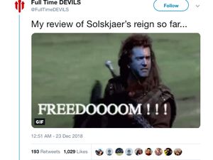 Meme-meme MU Langsung Menang Telak Bersama Solskjaer