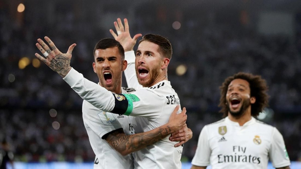 Pemain Real Madrid diharapkan lebih bersemangat dan berbahagia lagi di 2019. (Foto: Francois Nel/Getty Images)