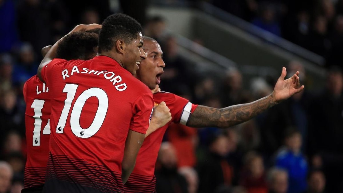 Manchester United menang 5-1 atas Cardiff di laga pertama bersama Ole Gunnar Solskjaer. (Foto: Marc Atkins/Getty Images)