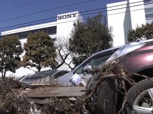 Penampakan Pabrik Sony yang Luluh Lantak Akibat Tsunami 2011