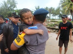 Ini Identitas Bocah yang Dievakuasi dari Reruntuhan di Carita