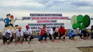 Anies Letakan Batu Pertama Jalasena di Pulau Reklamasi
