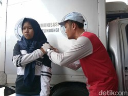 Kejar Target, Dinkes dan Unicef Sweeping Anak di Pasar Banyuwangi