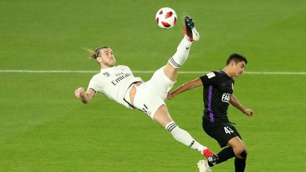 Gareth Bale gagal menyarangkan gol pada final Piala Dunia Antarklub 2018.