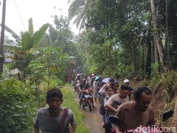 Suasana Panik Saat Warga Dengar Kabar Tsunami Susulan
