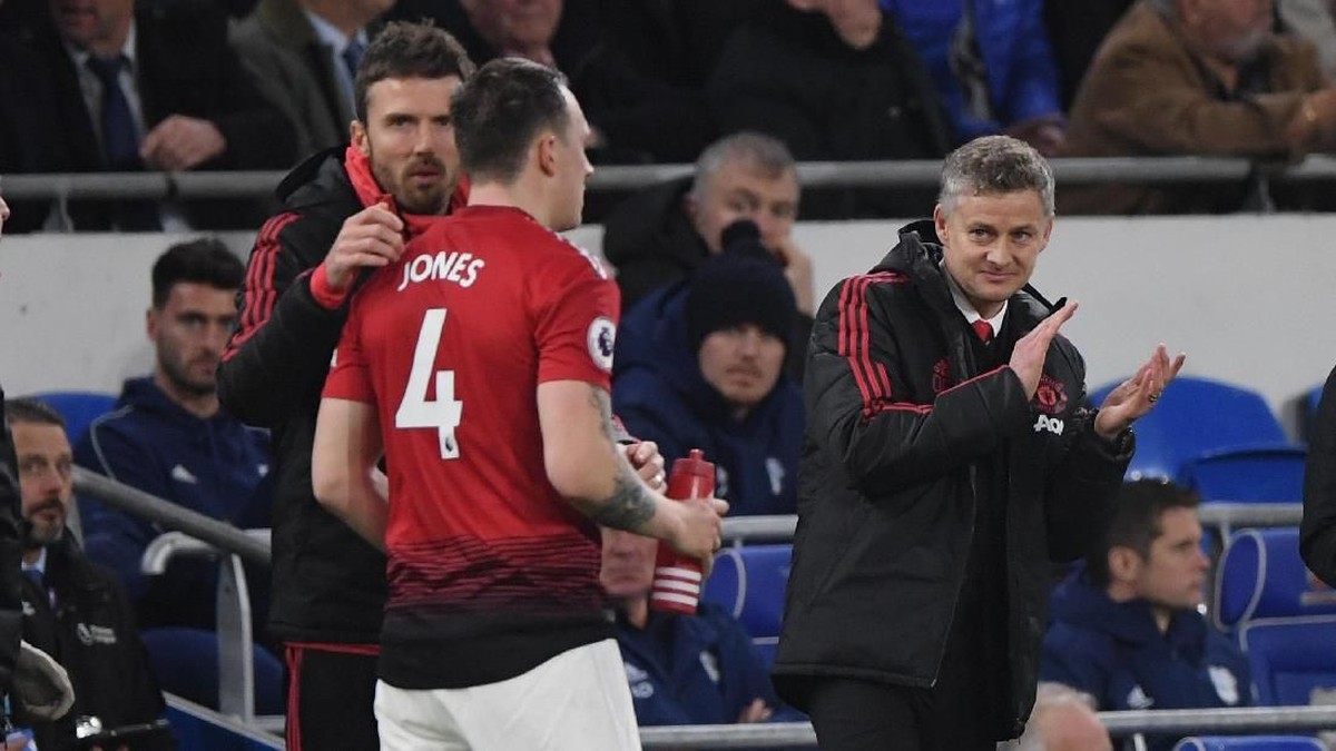 Manajer Manchester United, Ole Gunnar Solskjaer. (Foto: Stu Forster/Getty Images)