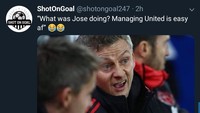 Solskjaer meraih kemenangan perdananya bersama MU, usai ditunjuk menggantikan Mourinho. MU menang 5-1 atas Cardiff City pada laga debutnya. (Foto: Twitter @shotongoal247)
