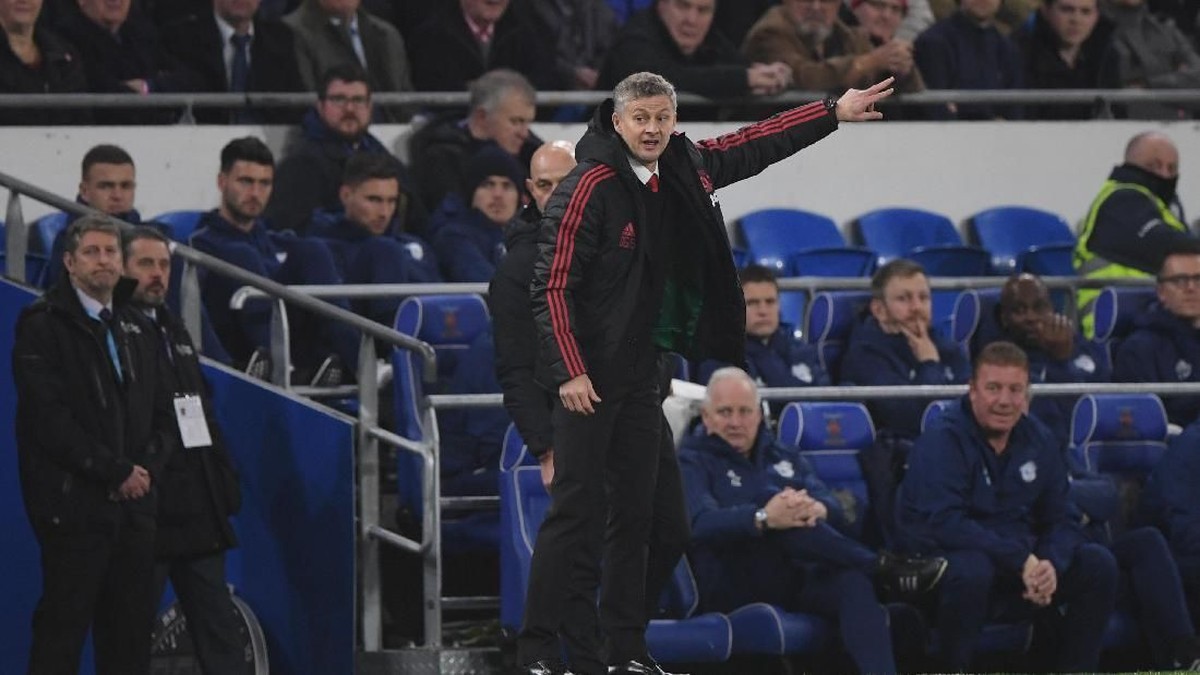 Ole Gunnar Solskjaer memenangi laga pertamanya sebagai manajer MU. (Foto: Stu Forster/Getty Images)