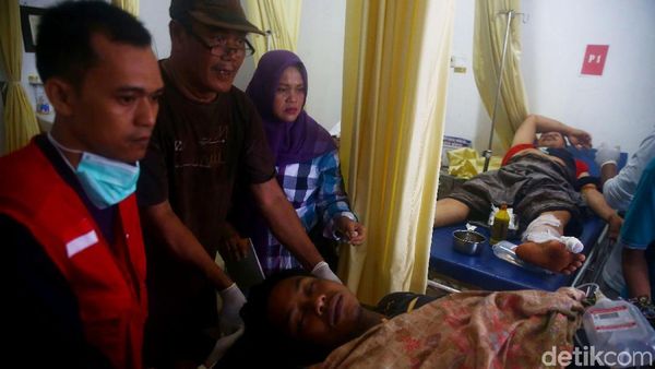 Kondisi Korban Tsunami Anyer di Puskesmas Cinangka