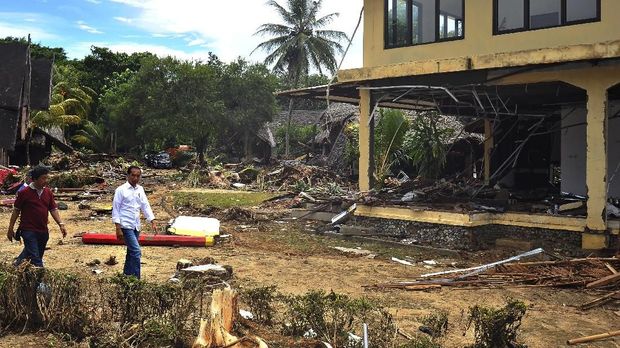 Kerugian Kawasan Pantai Tanjung Lesung Ditaksir Rp150 Miliar