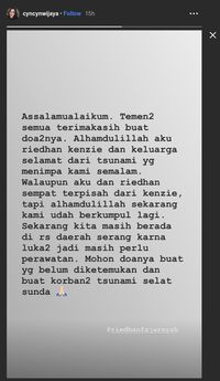 Kabar Terbaru Artis Cynthia Wijaya, Korban Lain Tsunami Anyer