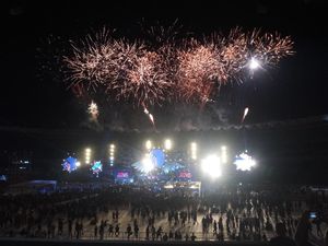 Ngeslank Rame-rame Jadi Lagu Penutup Konser HUT-35 Slank