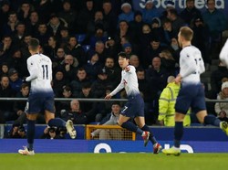 Bermain di Goodison Park, Senin (24/12/2018) dinihari WIB, Tottenham tampil superior atas tuan rumah. REUTERS/Andrew Yates.