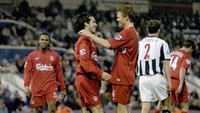 Liverpool pesta gol di kandang West Bromwich Albion  pada 26 Desember 2004. The Reds menang 5-0 dan John Arne Riise menyumbang dua gol. (Foto: Matthew Lewis/Getty Images)