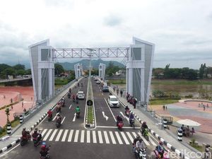 Setelah 5 Tahun, Jembatan Brawijaya Kediri Akhirnya Dibuka
