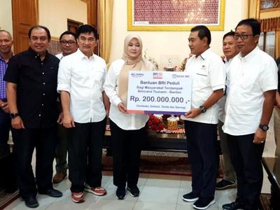 Aksi BRI Tanggap Bencana Tsunami Banten dan Lampung