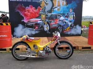 Honda Supra Fit Bondol Mejeng di Surabaya