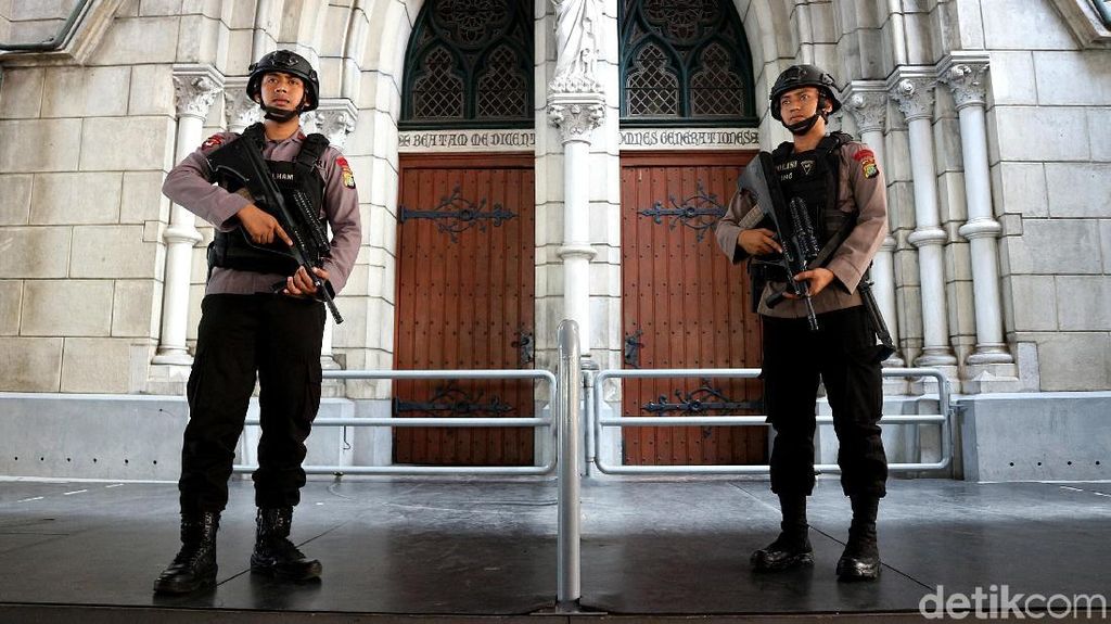 Jelang Natal, Pengamanan Gereja Katedral Dimaksimalkan