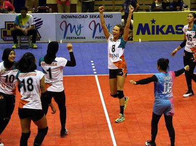 Putra dan Putri BNI Menang Putaran Pertama Proliga 2019