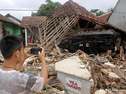Tsunami Selat Sunda Sampai ke Daratan 24 Menit Setelah Longsor