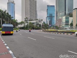 Libur Natal, Arus Lalin Sekitar Bundaran HI Lancar Jaya