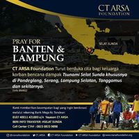 Ulurkan Bantuan untuk Korban Tsunami Melalui CT Arsa Foundation