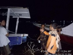 Sempat Pasang, Kondisi Air Laut di Lombok Utara Mulai Surut