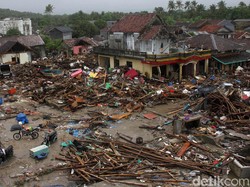 Dahsyatnya Tsunami di Selat Sunda, Terjang Pantai Sepanjang 312 Km