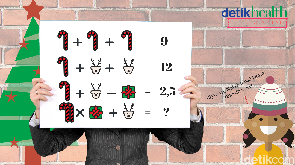 Merry Christmas! Yuk Pecahkan Soal Berikut yang Bakal Mainin Logikamu