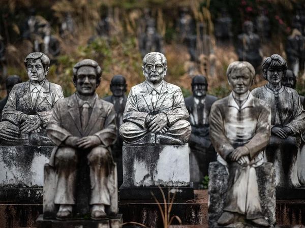 Misteri Ratusan Patung Horor di Taman Milik Mutsuo Furukawa