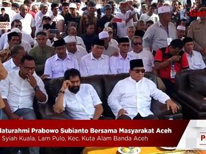 Cerita Prabowo soal Eks Panglima GAM: Dulu Kejar-kejaran, Sekarang Sahabat