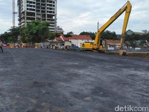 Jalan Gubeng yang Ambles Hari Ini Sudah Mulus Lagi