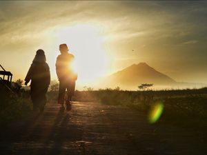 Into the sun