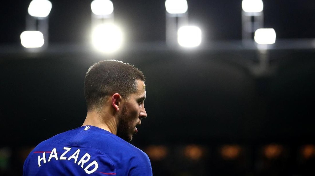 Eden Hazard cukup tajam berperan sebagai false-nine. (Foto: Hannah McKay/Reuters)