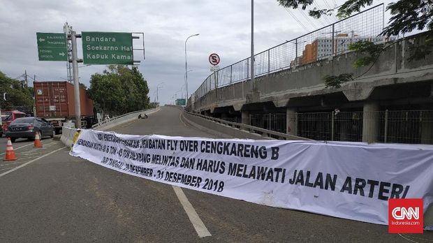 Perbaikan Flyover Cengkareng Diperpanjang, Dibuka 7 Januari