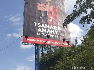 Satpol PP DKI: Reklame yang Tampilkan Foto Tsamara Tak Berizin Satpol PP DKI: Reklame yang Tampilkan Foto Tsamara Tak Berizin