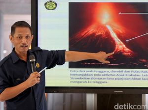 PVMBG Jelaskan Kondisi Terkini Gunung Anak Krakatau