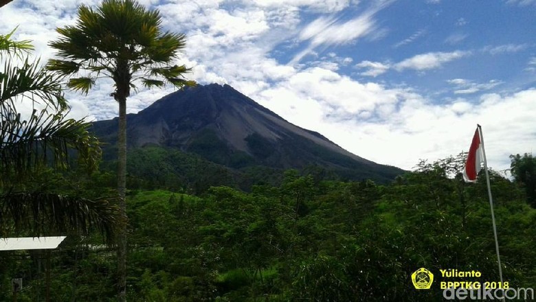 Guguran Kubah Lava Merapi Kembali Terjadi Pagi Tadi