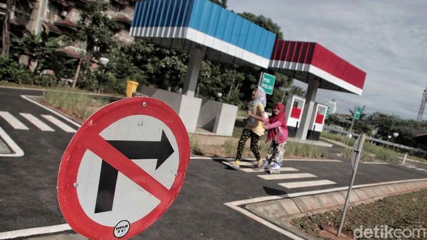 Serunya Bermain Penuh Edukasi di Taman Lalu Lintas di Tebet