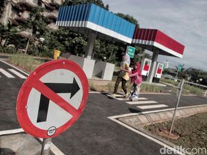 Serunya Bermain Penuh Edukasi di Taman Lalu Lintas di Tebet