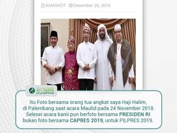 Syekh Ali Jaber soal Foto Bareng Jokowi: Bersama Presiden, Bukan Capres