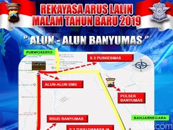 Sila Dicatat, Ada Rekayasa Lalin Saat Malam Tahun Baru di Banyumas